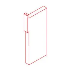 Novotri Eclipse - Rodapié o perfil de aluminio para luz LED