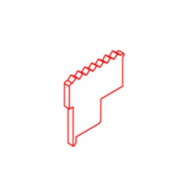 c - Perfiles para peldaños en aluminio para luz LED