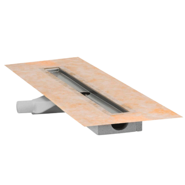 Desagüe platos de ducha de obra con salida horizontal KERDI-LINE-F-50