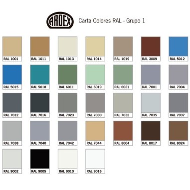 Carta de colores tipo 1