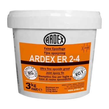 Mortero epoxy base agua para rejuntado de cerámica ARDEX ER GROUT