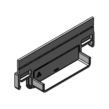 Tapa ciega para canaleta de polipropileno BASE DN100