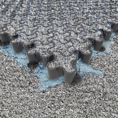 Placa estabilizadora o geoceldas de plástico Easypave