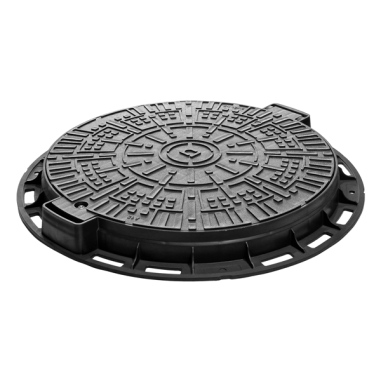Tapas de arquetas en plástico polipropileno A-15 Ø 656 mm H 82 mm