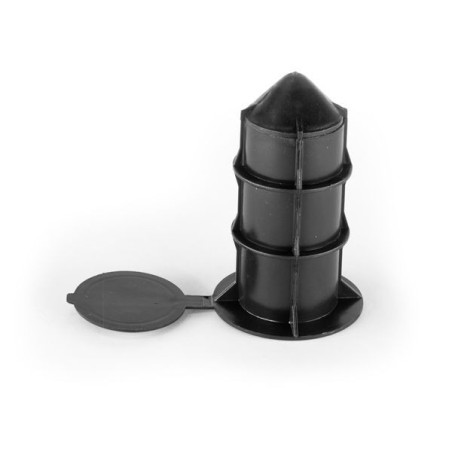 Casquillo guardacuerpo plástico cilíndrico