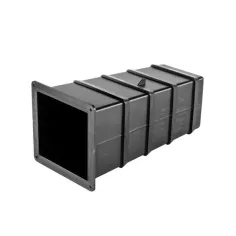 Casquillo guardacuerpo plástico restangular