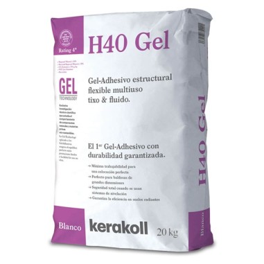 H40 Gel - Adhesivo estructural flexible fluido multiuso