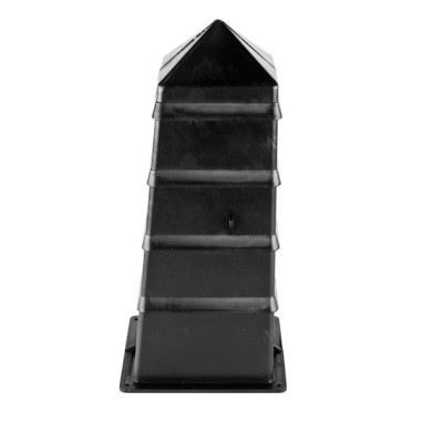 Casquillo guardacuerpo plástico restangular