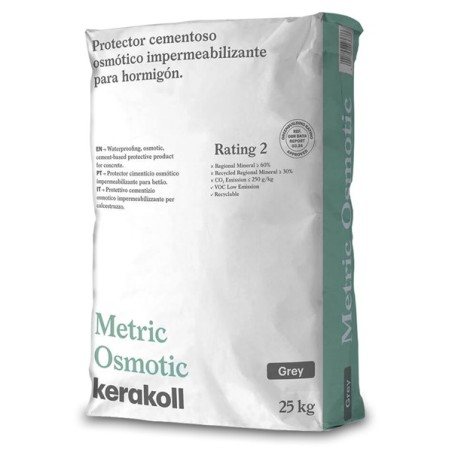Metric Osmotic - Mortero impermeable osmótico color gris