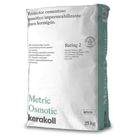 Metric Osmotic - Mortero impermeable osmótico color blanco