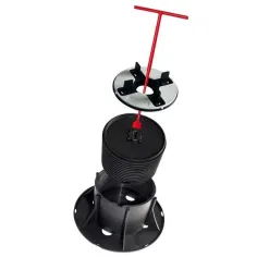 Soporte regulable para pavimento flotante de cabezal fijo