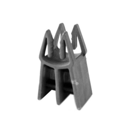 Separador de armadura plástico tipo caballete K