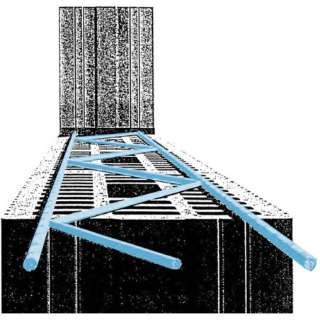 Armadura Murfor galvanizada 4 mm paquete 25x3.05 m