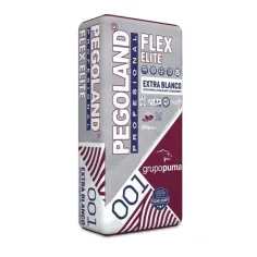 Cemento cola flexible Pegoland Profesional Elite Blanco C2 TE S2