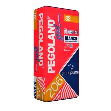 Cemento cola Pegoland Gel S2 Blanco C2 TE S2
