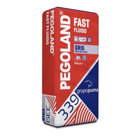 Cemento cola Pegoland Fast Fluido Gris C2 FE