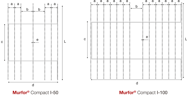 Murfor Compact I - Armadura de refuerzo en rollo para fábrica de bloques